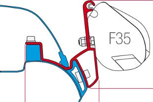 F35 Pro Awning Adapters