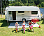 Caravanstore ZIP canopy provides shade on its own