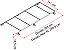 Dimensions for standard and Maxi version. Standard version can be cut for shorter vehicles