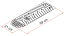 Fiamma level plate dimensions