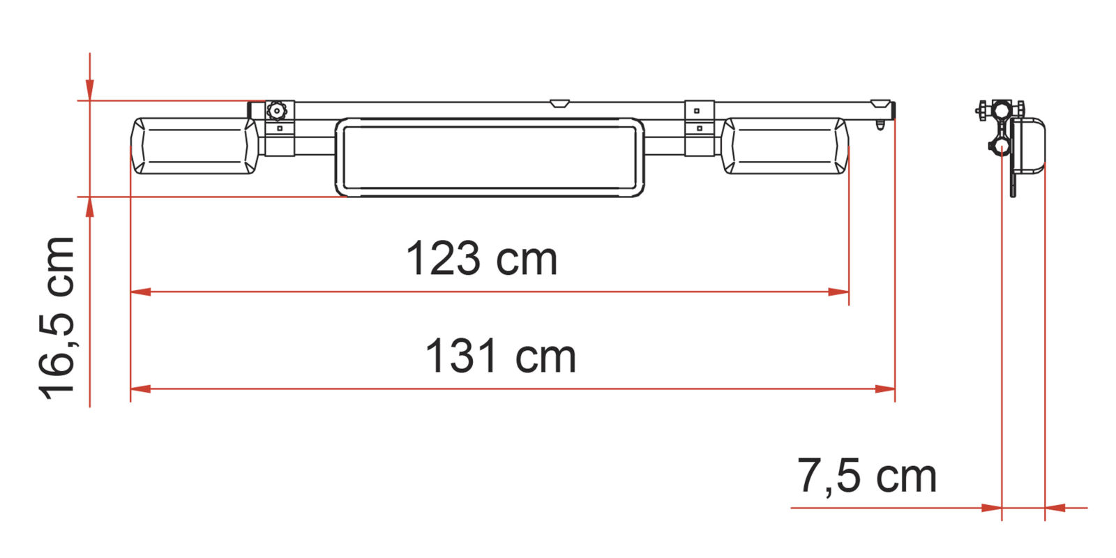 License Plate Carrier Dimensions