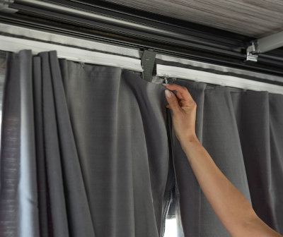 Fiamma Curtains Dark Grey - 6 Pcs