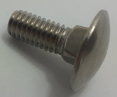 Carriage Bolt - M6 X 25MM