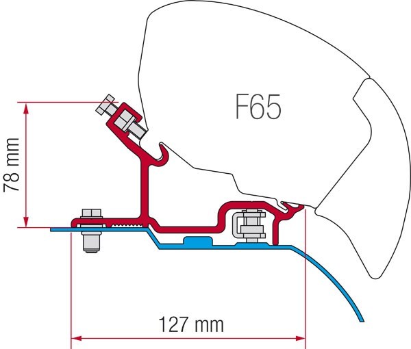 Fiamma Kit F65 / F80 Ducato H3 After 06/2006