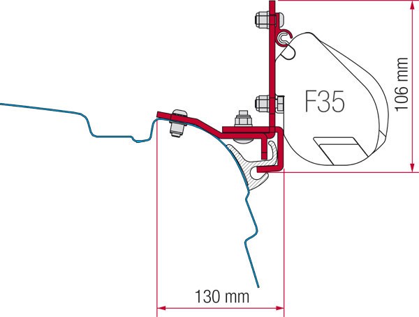 Fiamma Kit F35 VW T5 Reimo