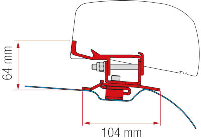 Fiamma Kit F40 Adapter PSA