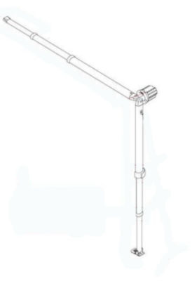 Fiamma F35 Pro Leg and Rafter Assembly - 220 Left Hand