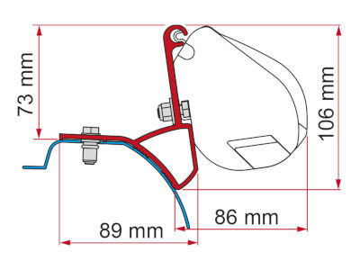 Fiamma Kit F35 Trafic / Vivaro 2015