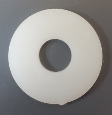 Flat Nylon Washer - 6.4 x 18 x 1.6mm