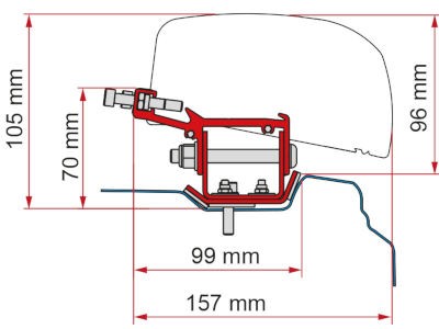 Fiamma Kit F40 - Renault Trafic L2