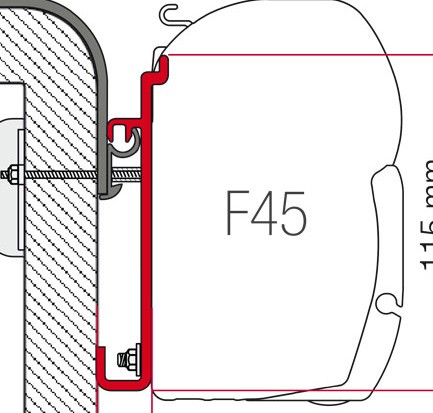 Fiamma Adapter Rapido 350