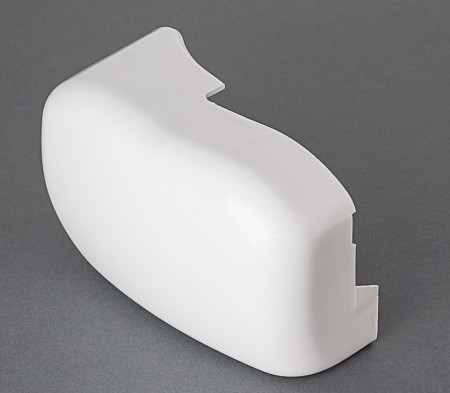 Fiamma F45 iL Outer End Cap White - Left Hand 