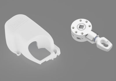 Fiamma F45s End Cap & Winch Kit Polar White