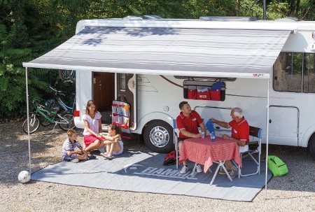 Fiamma F45S Motorhome Awning - Deep Black Case