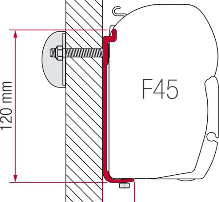 Fiamma Kit AS - Installation Brackets F45