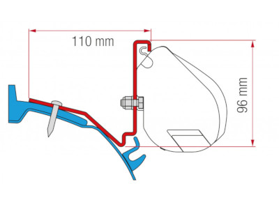 Fiamma Kit F35 Ford Custom Capland / Capfun