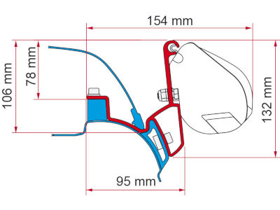 Fiamma Kit F35 VW T5 California