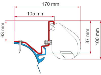 Fiamma Kit F35 VW T6 Kepler LWB
