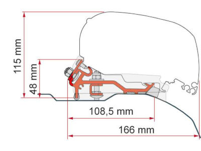 Fiamma Kit F80 Ducato Super Long Low Profile