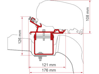 Fiamma Kit F80 VW Crafter / MAN L3H3 - EU