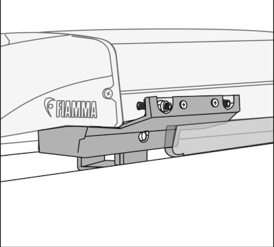 Fiamma Kit Rain Guard F40van VW T5 / T6