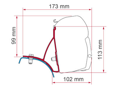 Fiamma Kit F45 Trafic - Vivaro