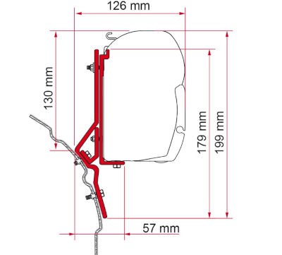 Fiamma Kit VW T4 - VW T4 Lift Roof