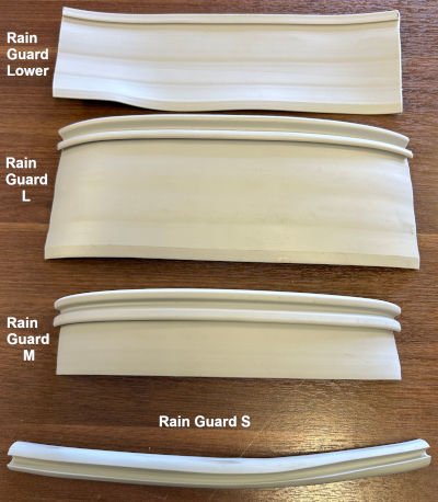 Fiamma Rain Guard Sample Pack (S,M,L, Lo)
