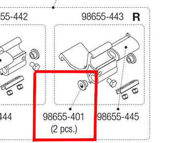 Fiamma Shock Absorber Bush - Pair