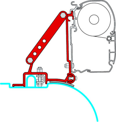 Fiamma Kit Ducato High Roof B4 03-2006