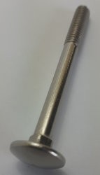 Part Thread Carriage Bolt - M5 x 60mm