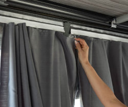 Fiamma Curtains Dark Grey - 6 Pcs