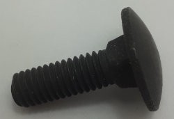 Carriage Bolt - M6 X 20MM Black