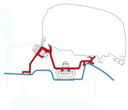 Fiamma Kit F65 / F80 Sprinter with fitted Roof Rail
