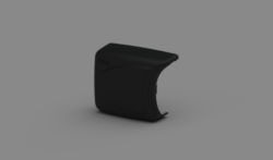 Left Hand Cover for Carry-Bike Fixing bar - Black