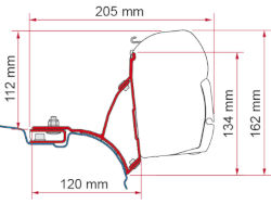 Fiamma Kit F45 VW T5 / T6 Transporter Multivan