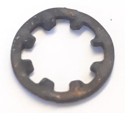 Internal Locking Washers - Black M6