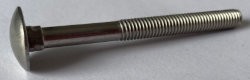 Carriage Bolt - Part Thread M6 x 65mm