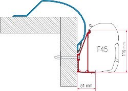 Fiamma Adapter Arca 400