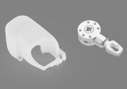 Fiamma F45s End Cap & Winch Kit Polar White
