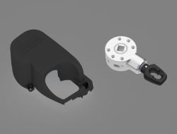 Fiamma F45s Winch & End Cap Kit Deep Black