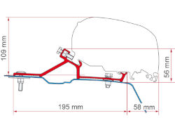 Fiamma Kit F65 / F80 Renault Master 10 H2 After 2010