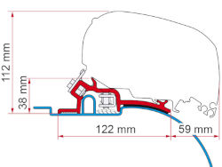 Fiamma Kit F65 / F80 Ducato High Roof 94-06/2006