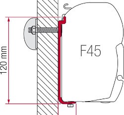 Fiamma Kit AS - Installation Brackets F45