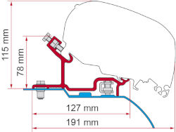 Fiamma Kit F65 / F80 Ducato H3 After 06/2006