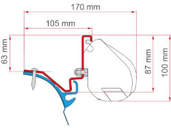 Fiamma Kit F35 VW T6 Kepler LWB