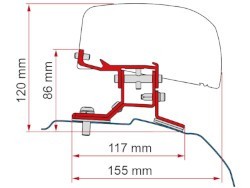 Fiamma Kit F40 - Ford Custom L1