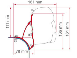 Fiamma Kit F45 T5 / T6 Lift Roof - Deep Black