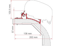 Fiamma Kit F80 Arca Mobilvetta K-Yacht