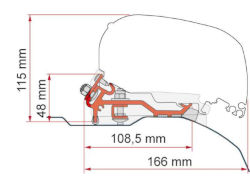 Fiamma Kit F80 Ducato Super Long Low Profile